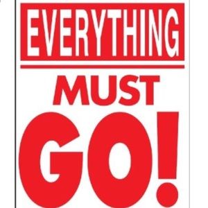 ❌❌❌ EVERYTHING MUST GO 10%-25% OFF‼️